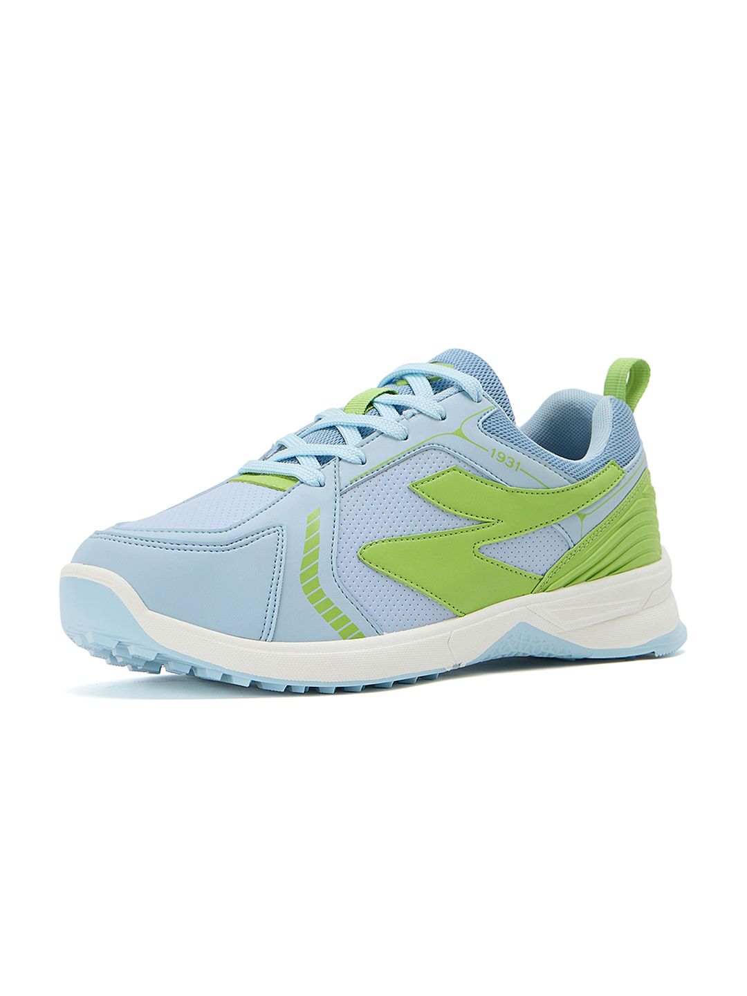 SG Yorker Pro Shoes Blue-Lime Green - All Rounder Training & Match Shoes