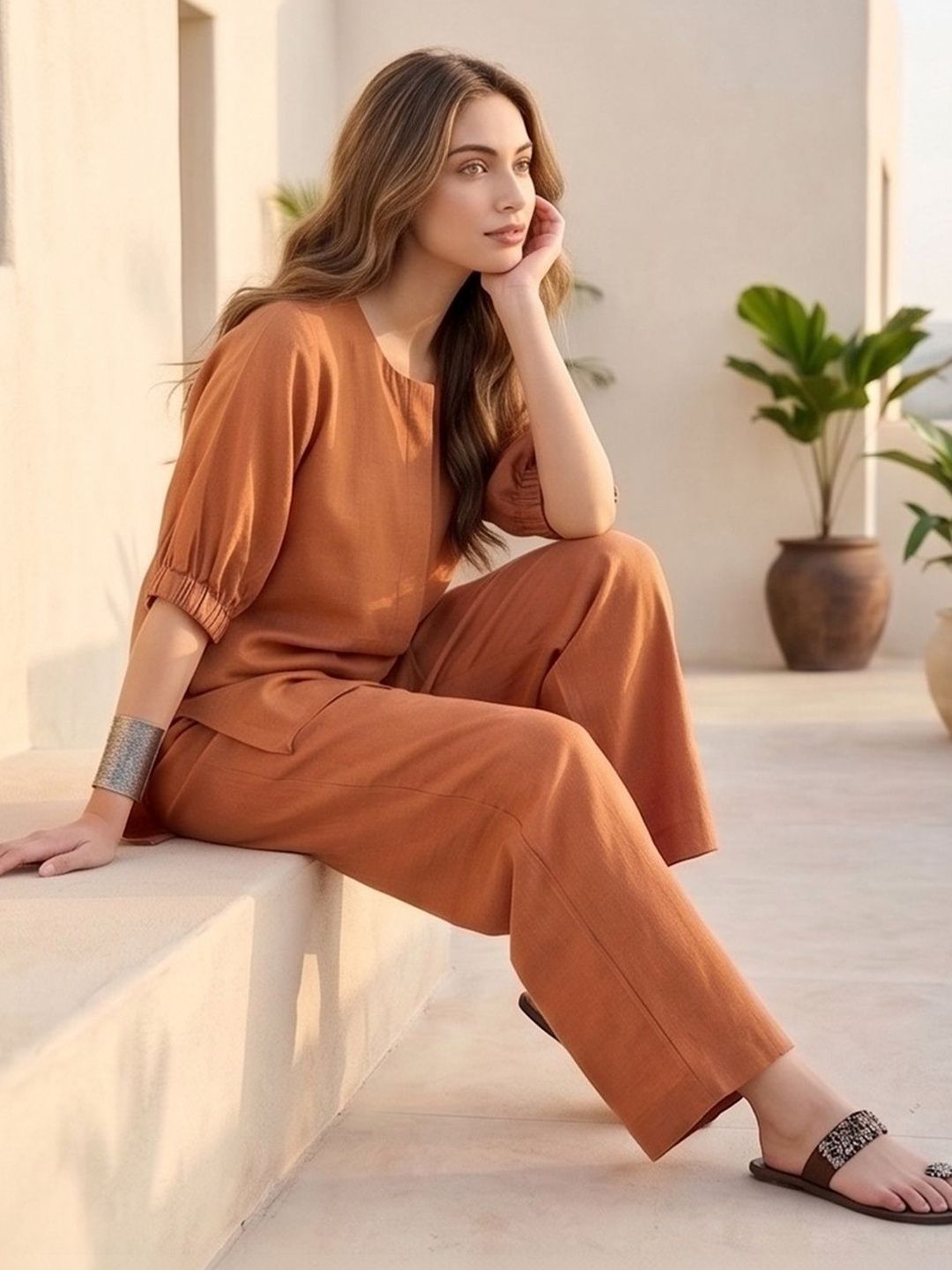 Varanga Solid Top with Trousers
