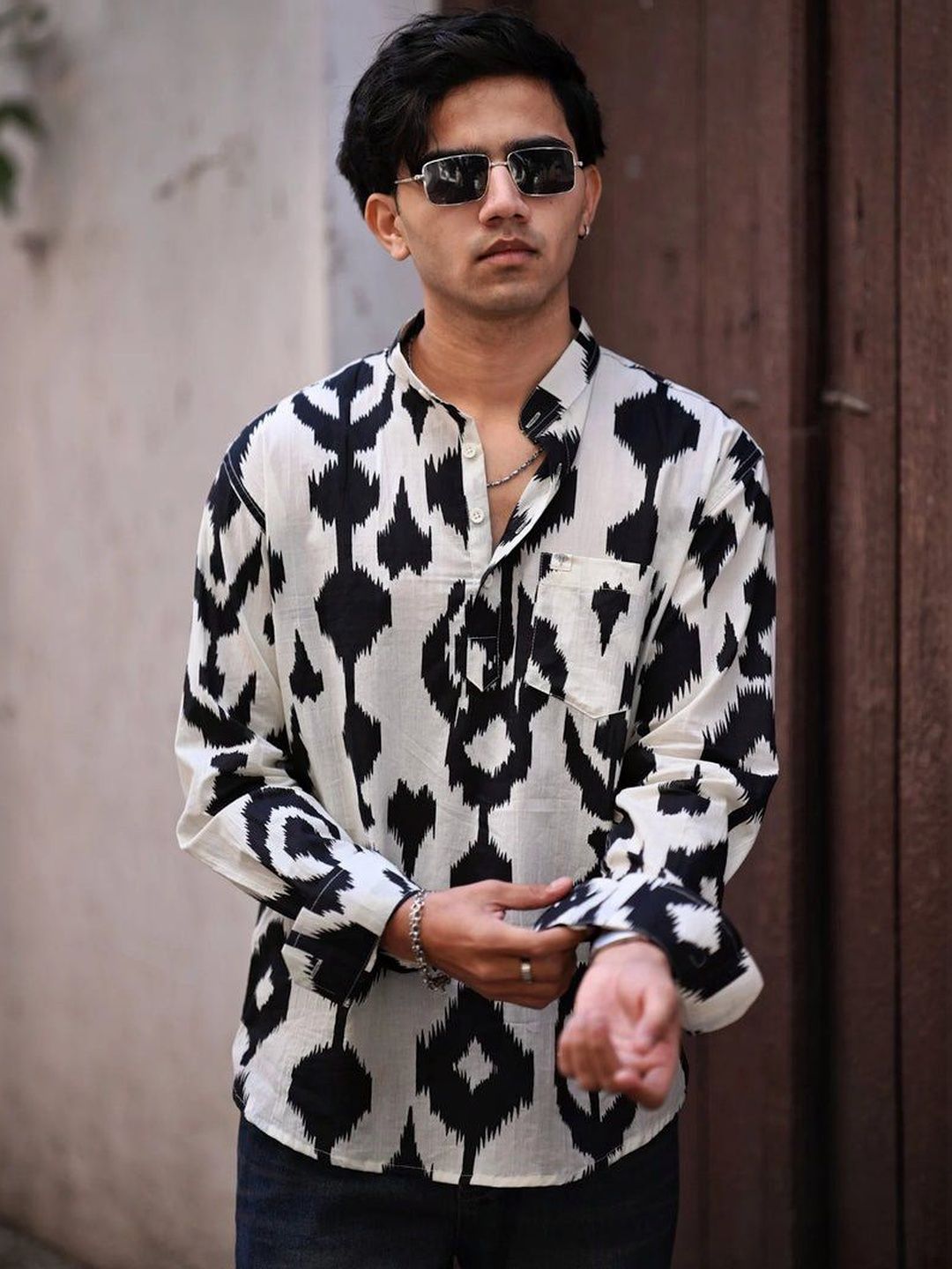 Hues Fab Men Printed Kurta