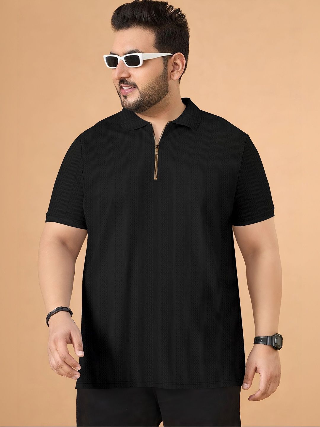 Moda Rapido Men Polo Collar T-shirt