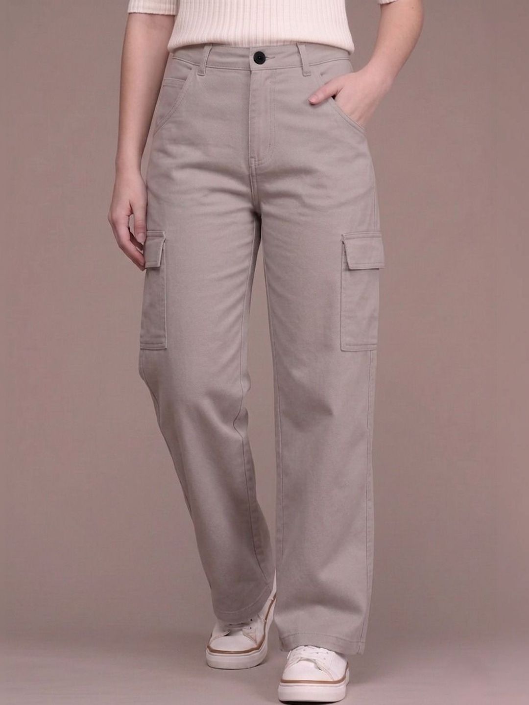 zayla Women Comfort Straight Fit High-Rise Jeans