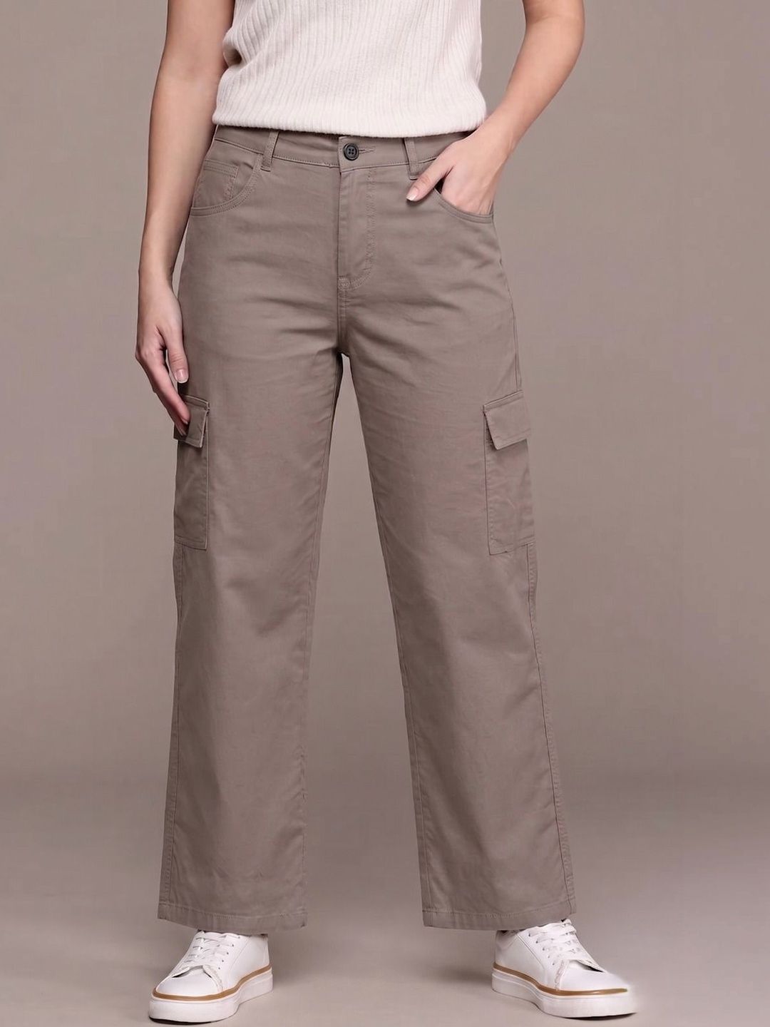 Women Straight Fit High-Rise Jeans zayla Women Comfort Straight Fit High-Rise Jeans