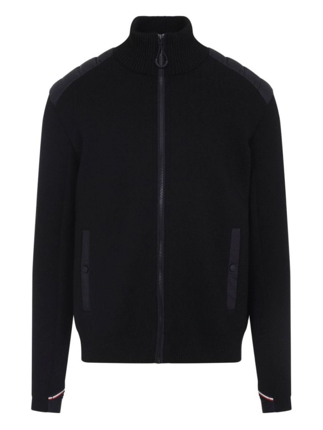 Moncler Black Zip-up Cardigan