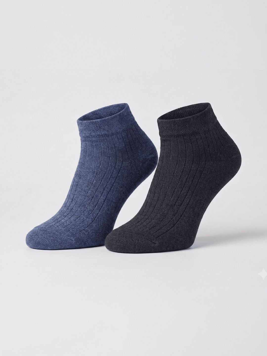 Moda Rapido Men Pack of 2 Cotton Assorted Patterned Above Ankle Socks