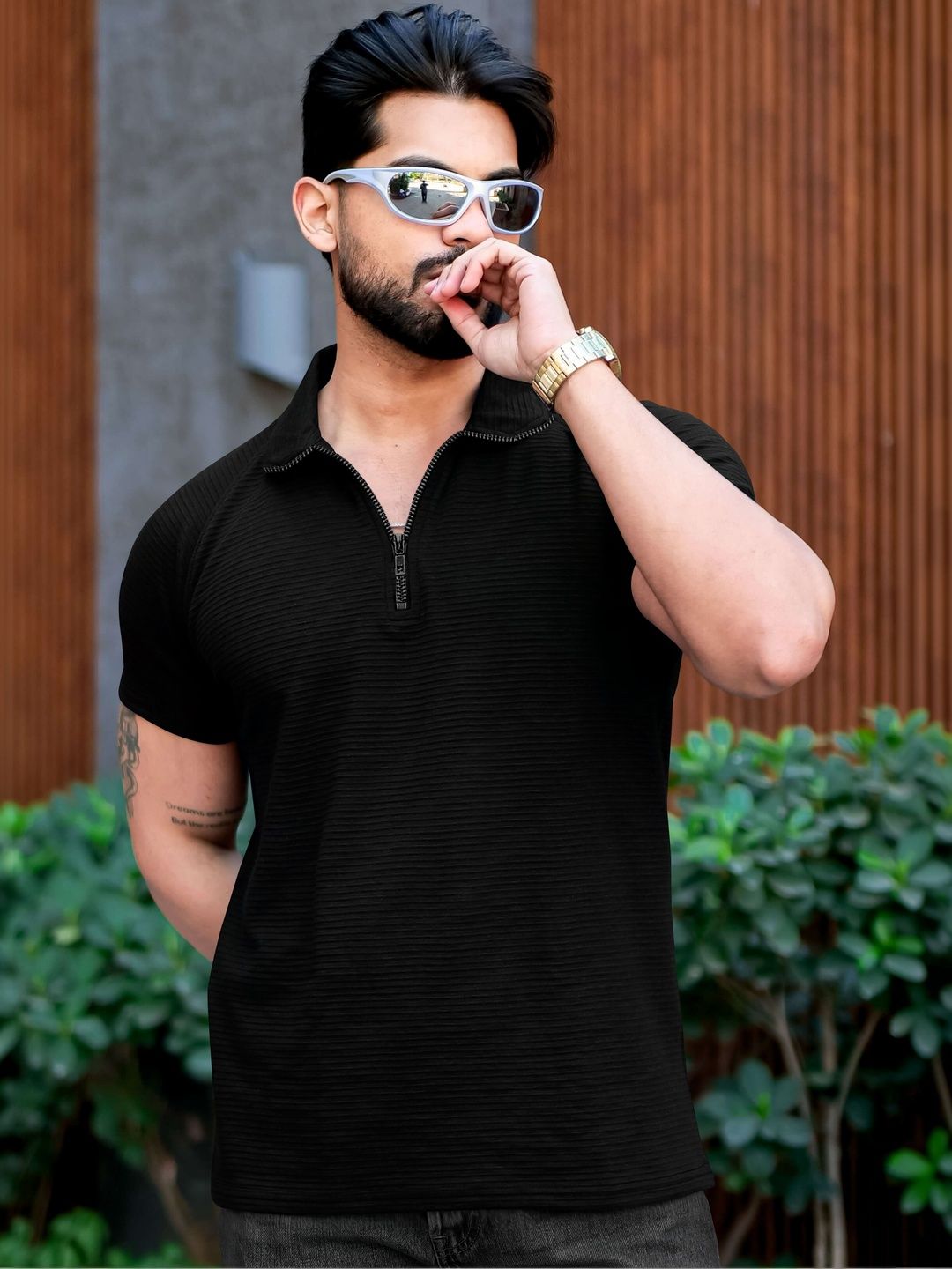 Moda Rapido Men Polo Collar T-shirt