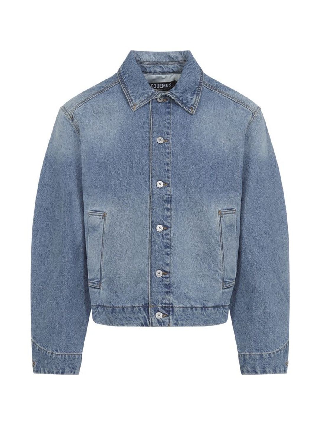 Jacquemus Blue Buttoned Denim Jacket