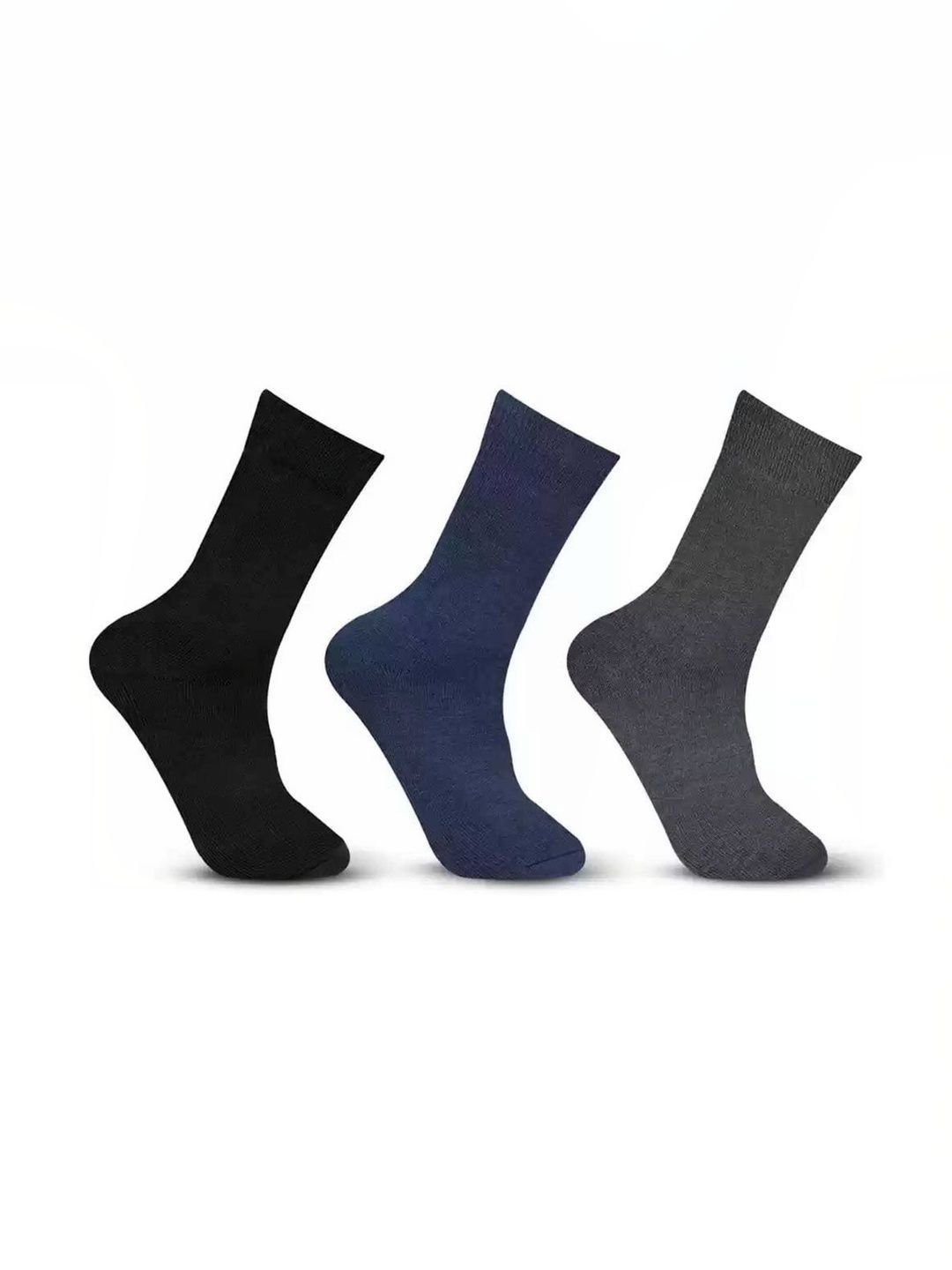 akeet trend Unisex Pack of 3 Cotton Calf Length Socks