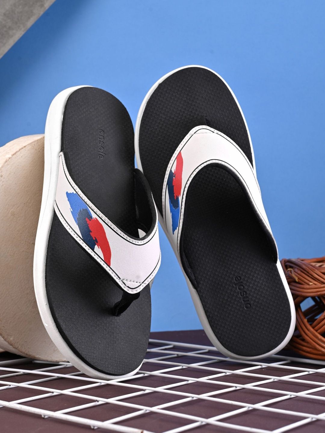 ONSOLE Men Printed Thong Flip-Flops