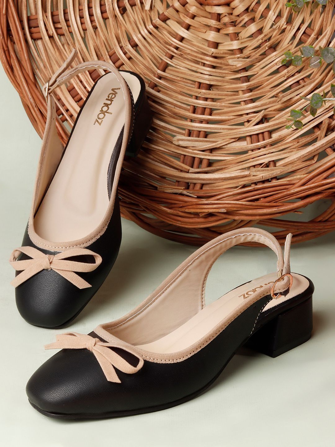VENDOZ Block Pumps with Bows