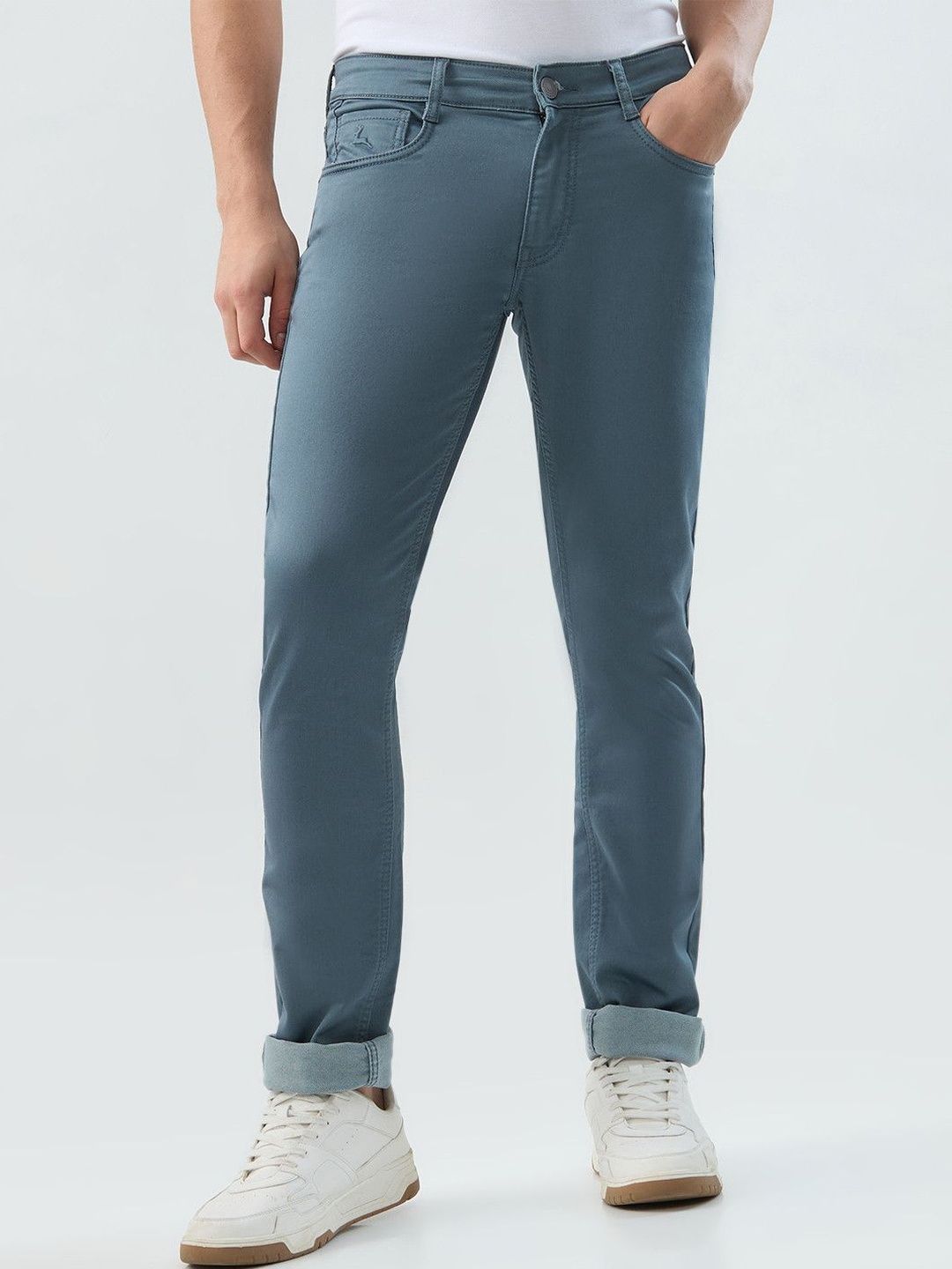 Parx Men Tapered Fit Low-Rise Stretchable Jeans