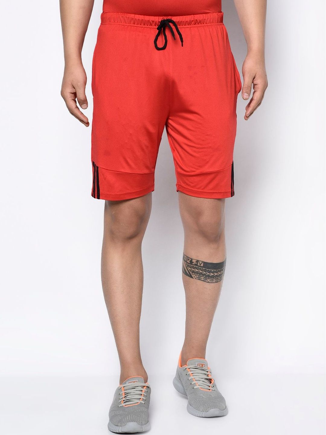 ATIGIANO Men Colourblocked Sports Shorts Technology