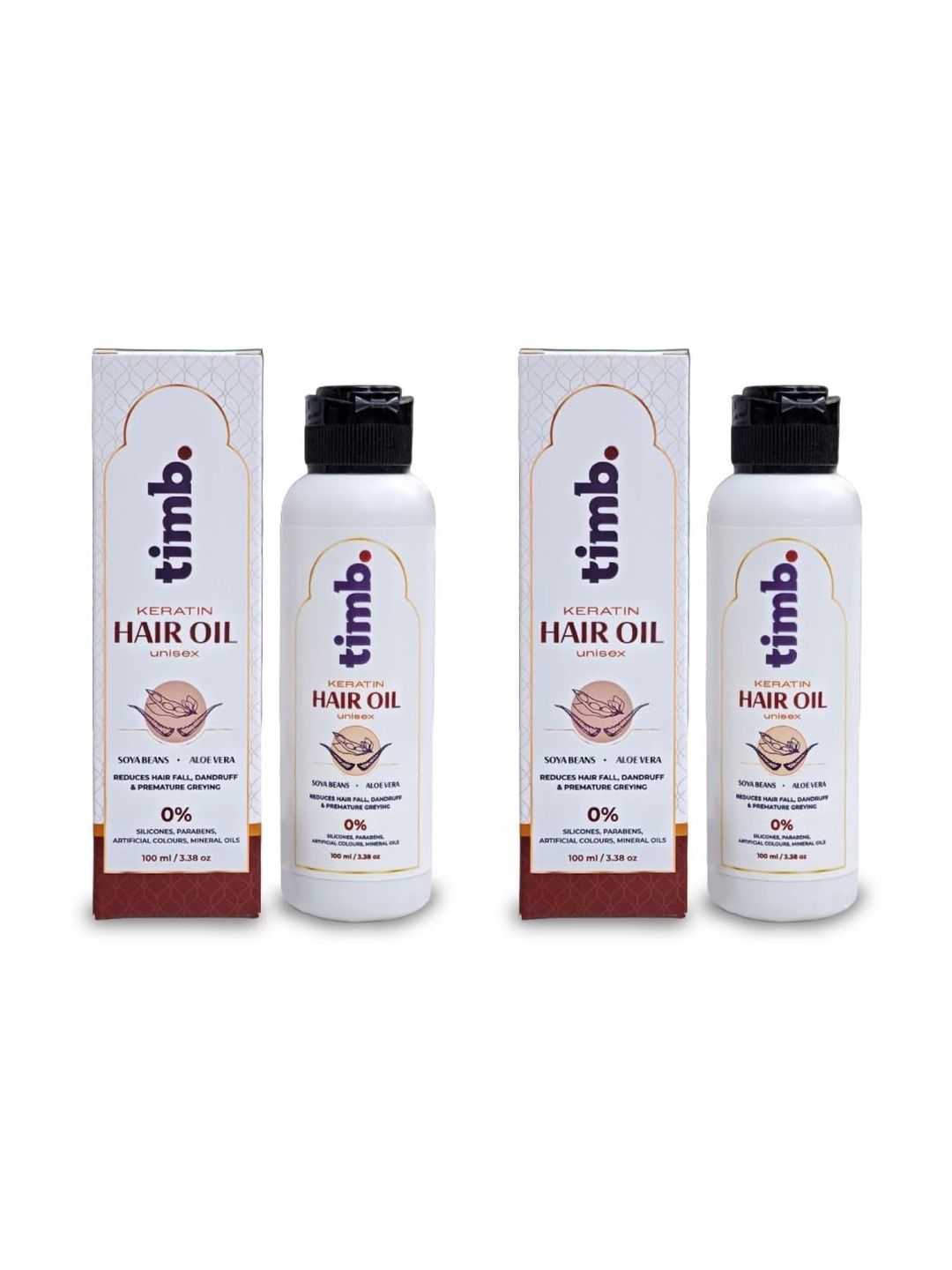 timb. Set Of 2 Keratin Hair Oil - 100 ml Each