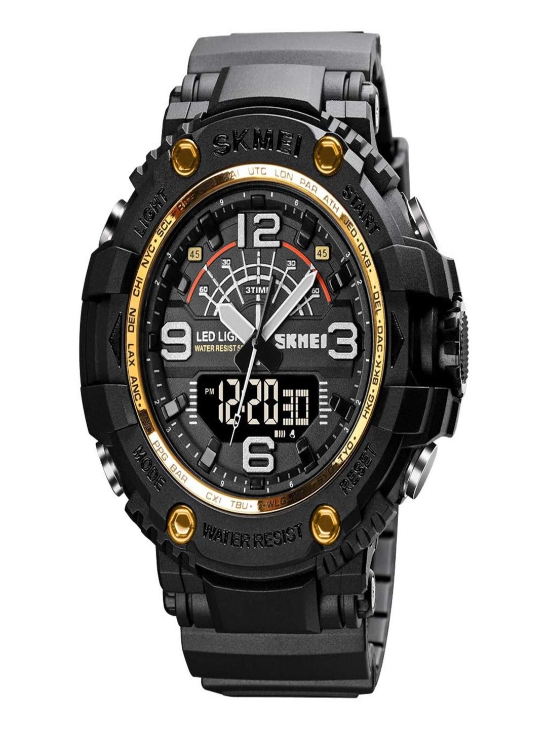 Skmei Skmei Men Dial & Straps Analogue and Digital Multi Function Watch 1617GD