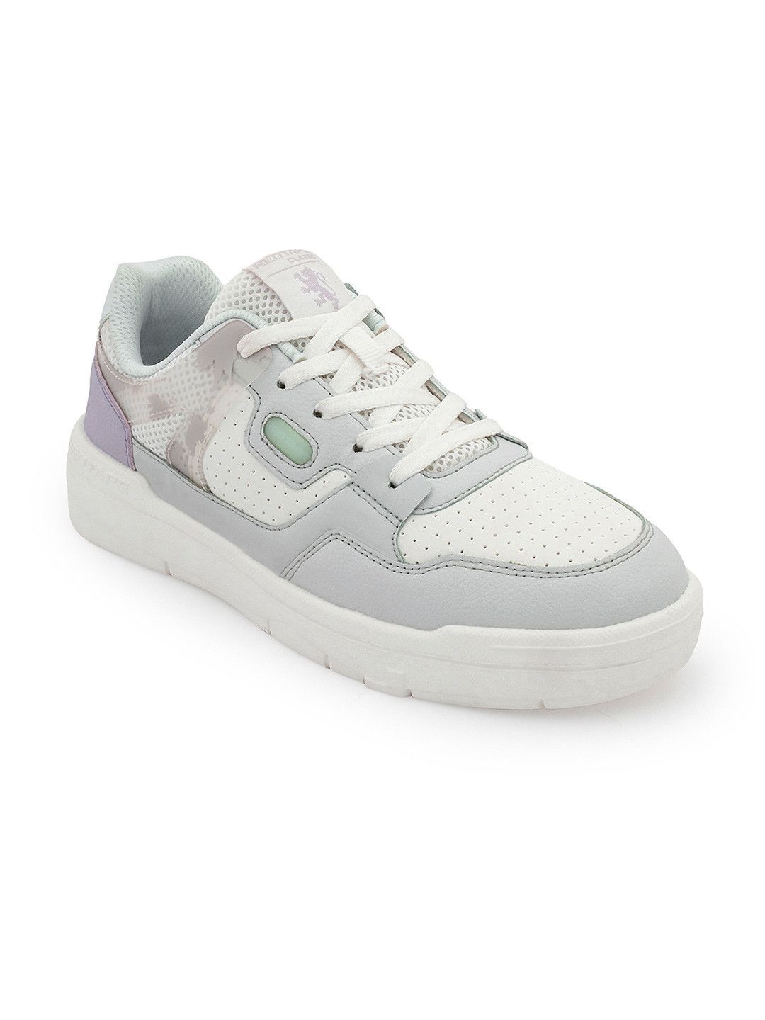 Perforations Round Toe Sneaker Red Tape Women Perforations Lace-Ups Round Toe Sneakers