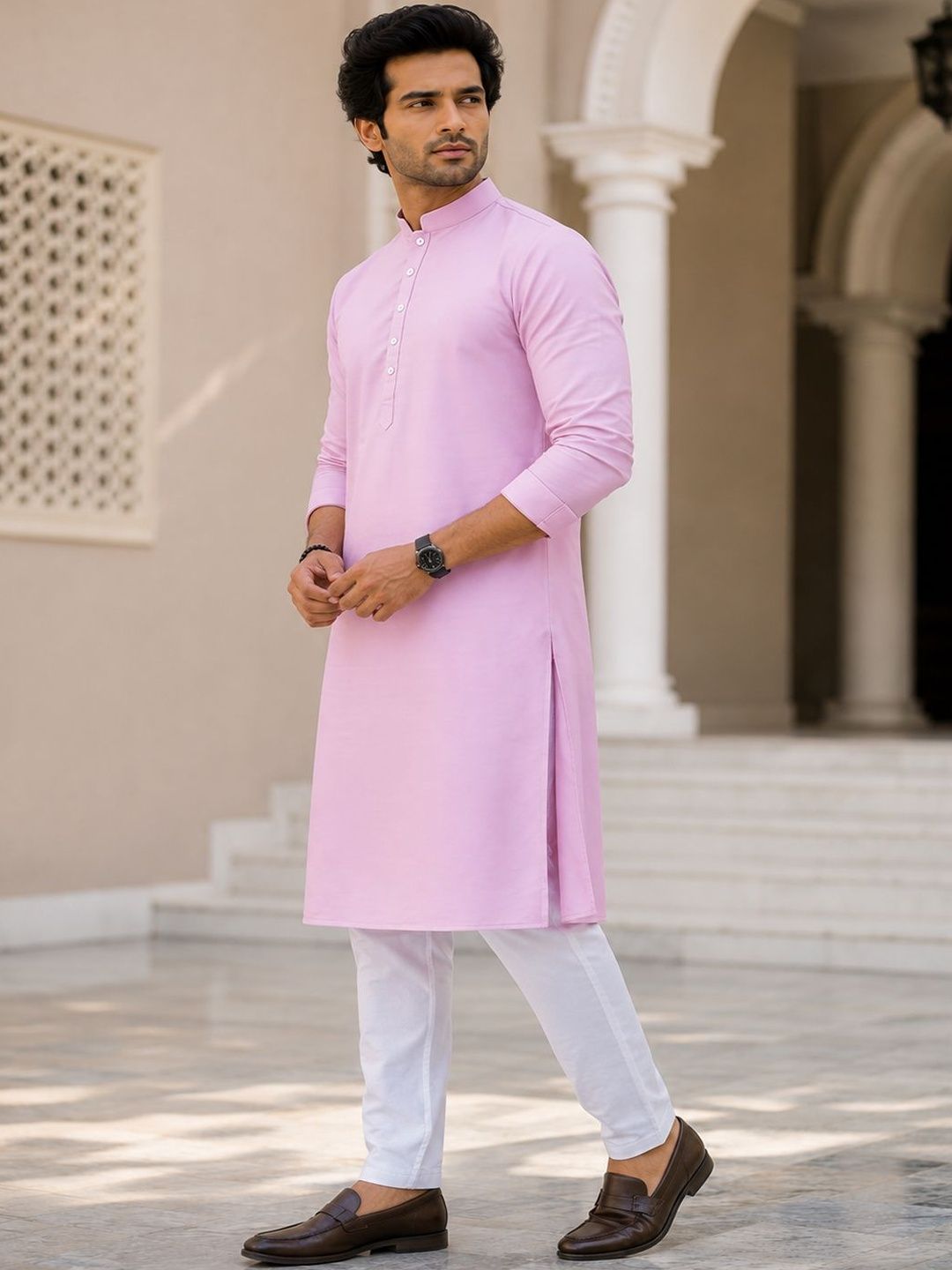 SONBAI Men Kurta