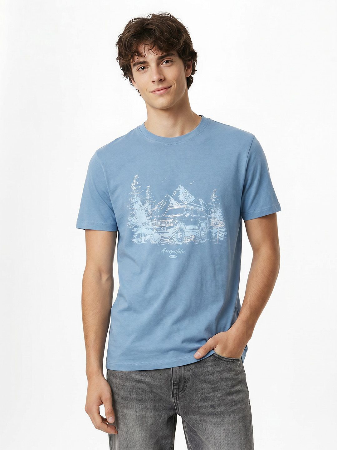 Aeropostale Printed Pure Cotton T-shirt
