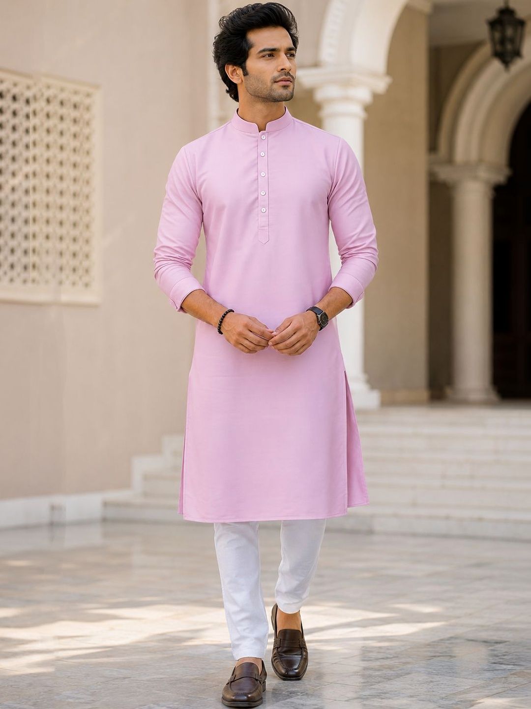 SONBAI Men Kurta