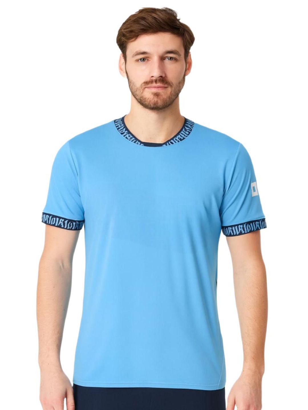 teky Men Typography T-shirt