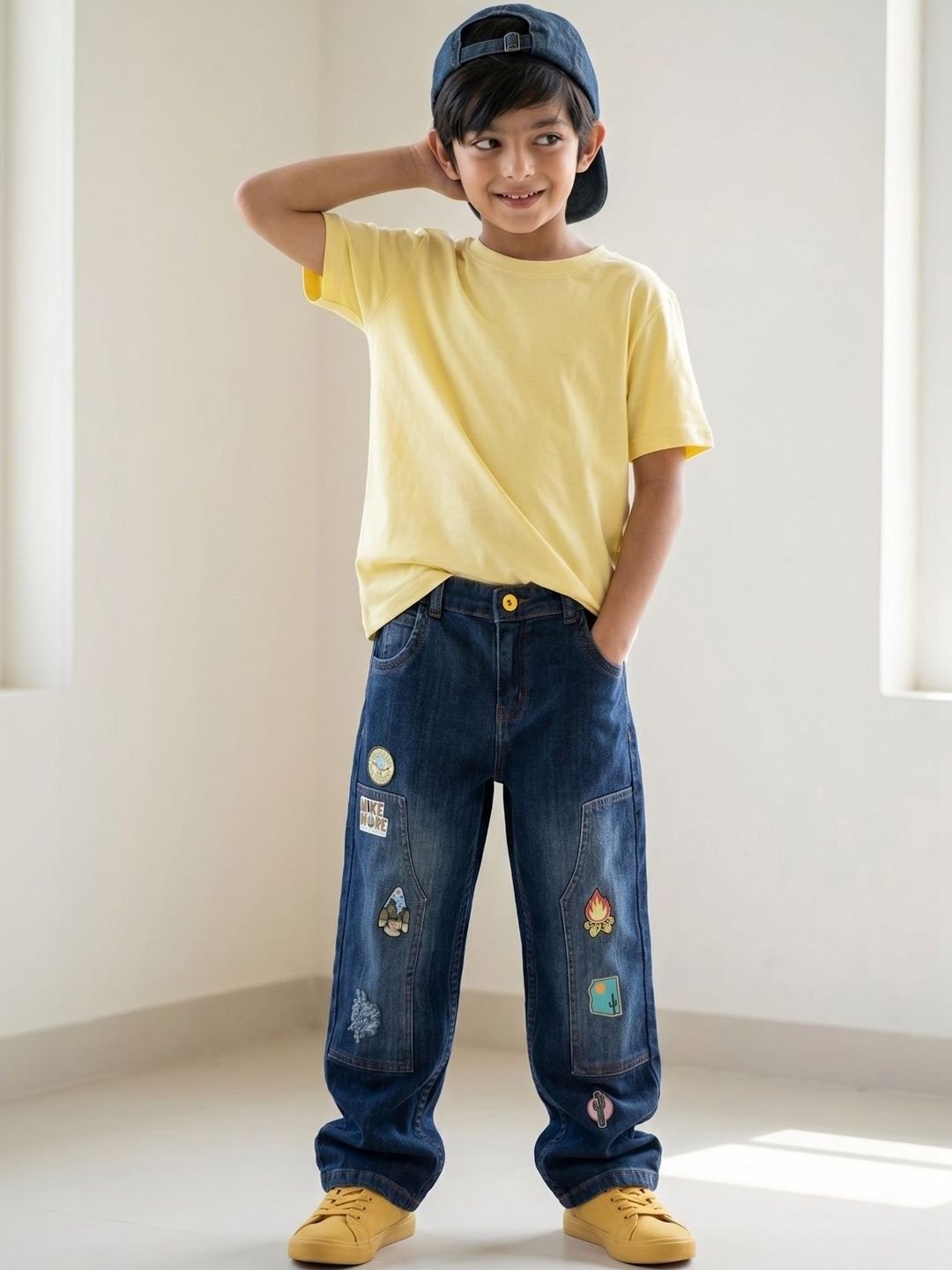 TALES & STORIES Boys Mid-Rise Mildly Distressed Stretchable Jeans deal from myntra TALES & STORIES Boys Mid-Rise Mildly Distressed Stretchable Jeans deal from myntra
