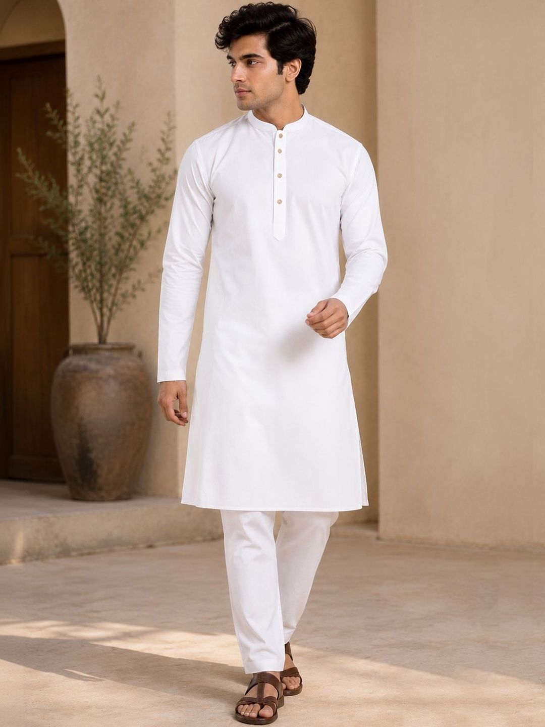 SONBAI Men Kurta