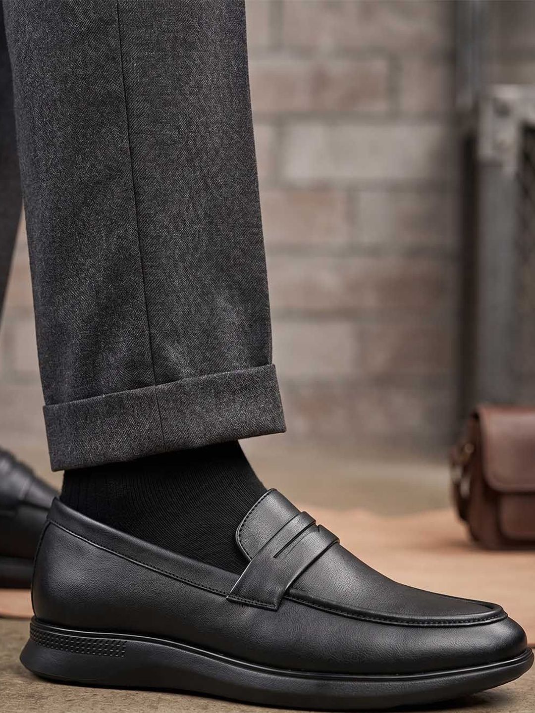 HERE&NOW Black Penny Formal shoes