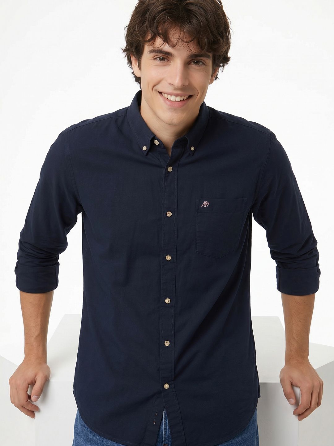 Aeropostale Button-Down Pure Cotton Casual Shirt