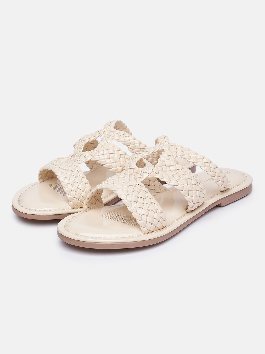 Allen Solly Allen Solly Woven Design Open Toe Flats