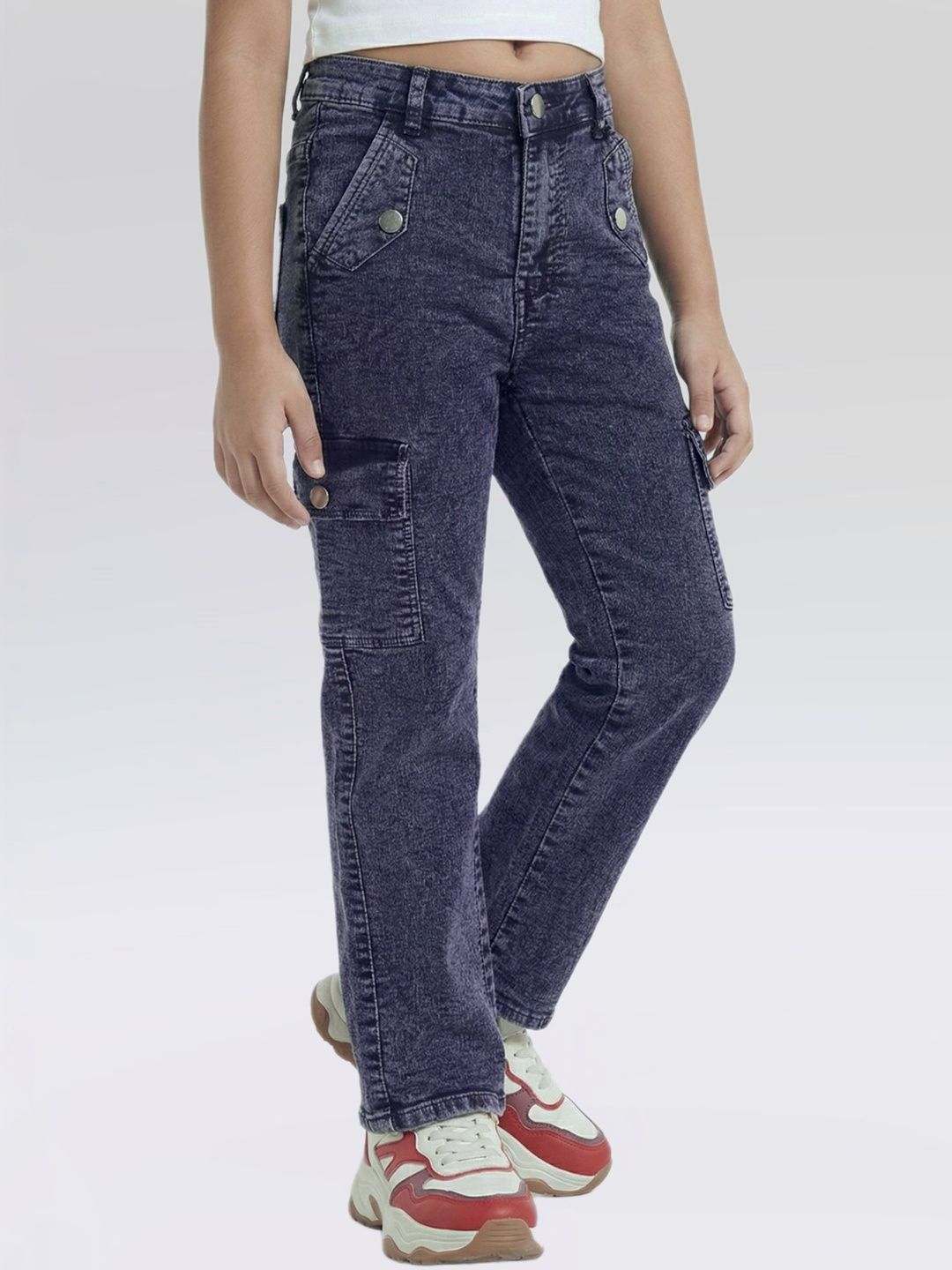 Killer Killer Girls Regular Fit Mid-Rise Heavy Fade Jeans