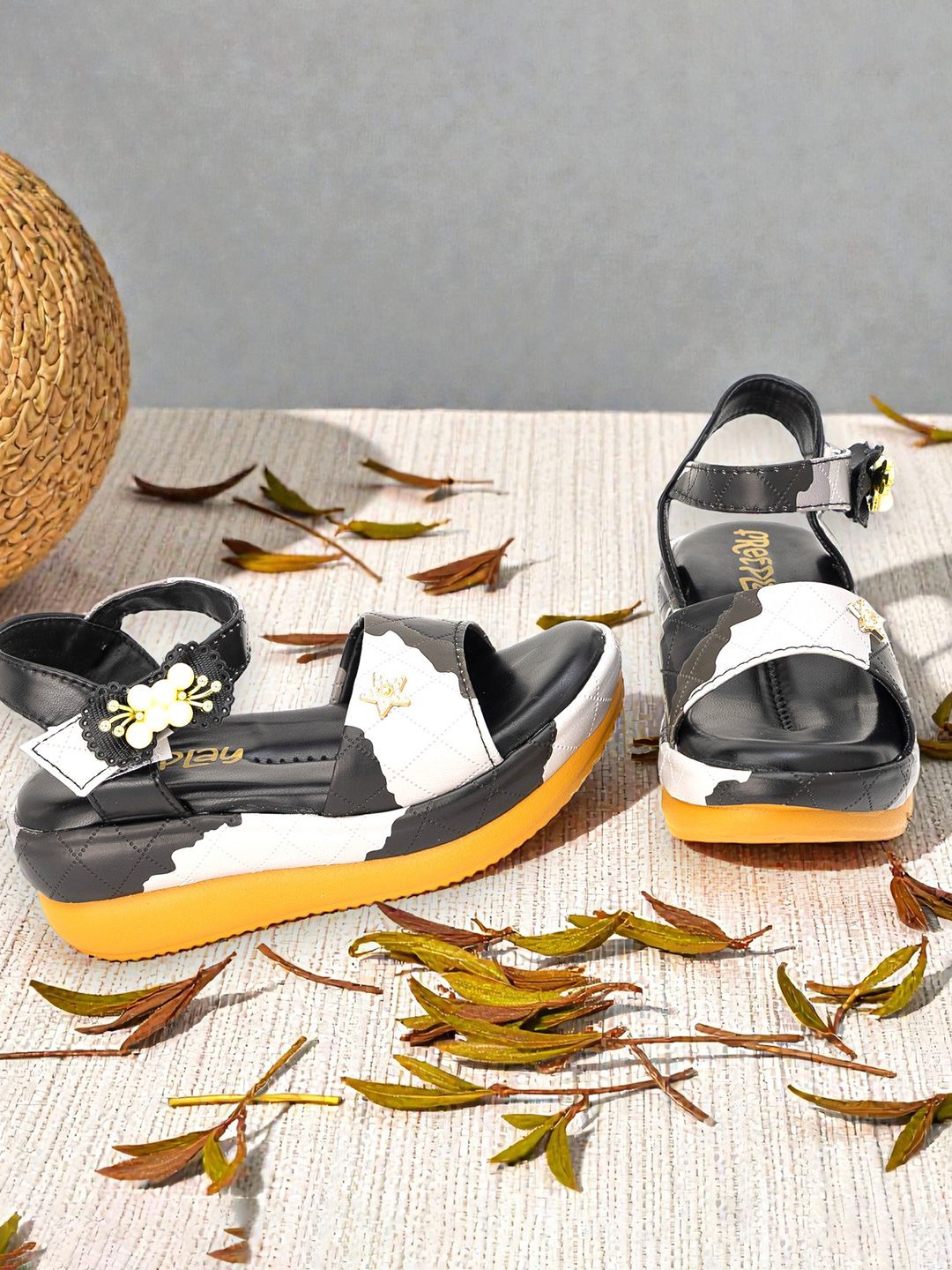 Freeplay Girls PU Comfort Sandals