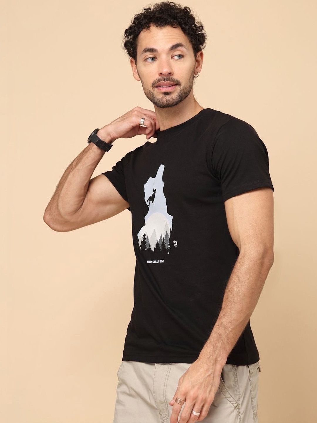 MILLION EMOTIONS Men Printed T-shirt