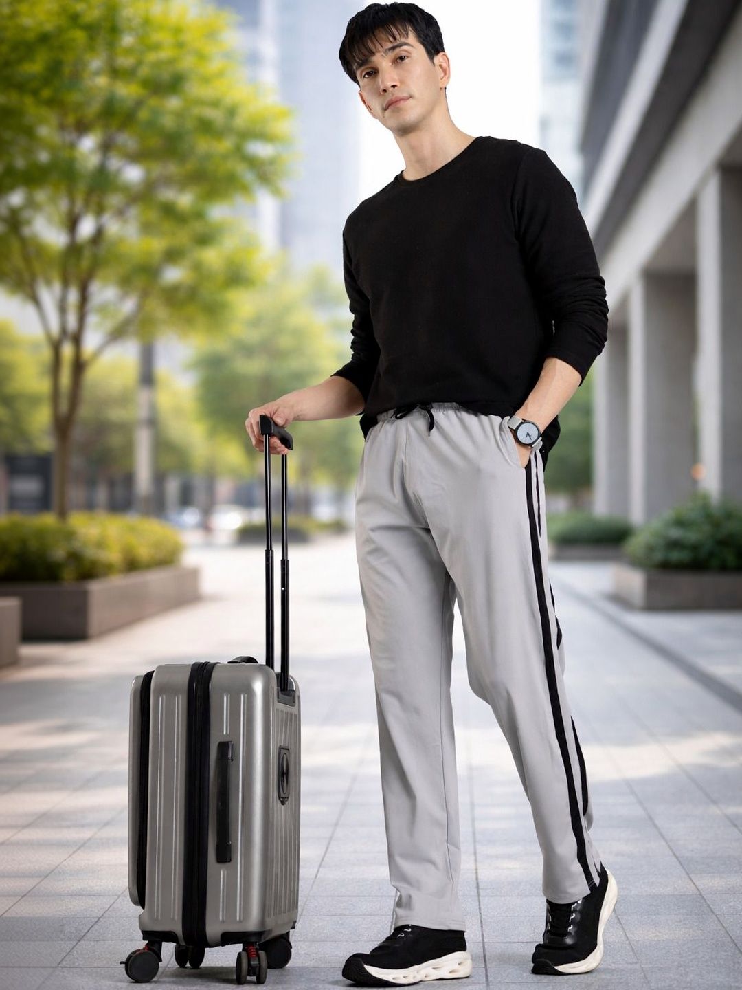 SZN Men Regular Fit Training Track Pants