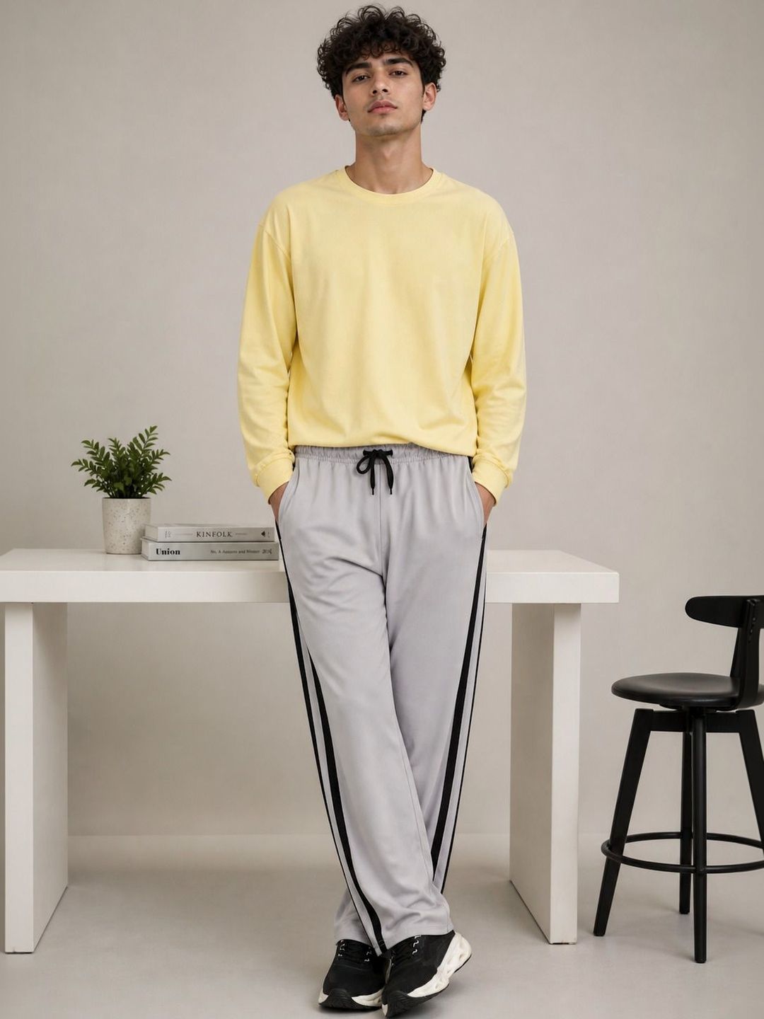 SZN Men Regular Fit Training Track Pants