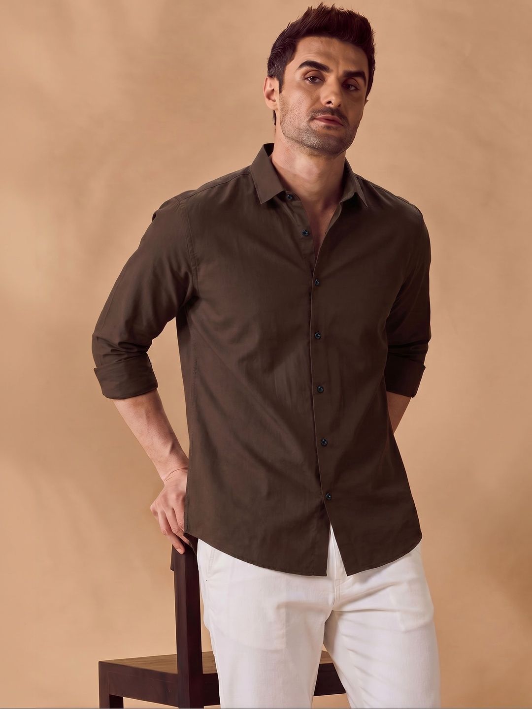 DWELLER COOPER Men Comfort Casual Shirt