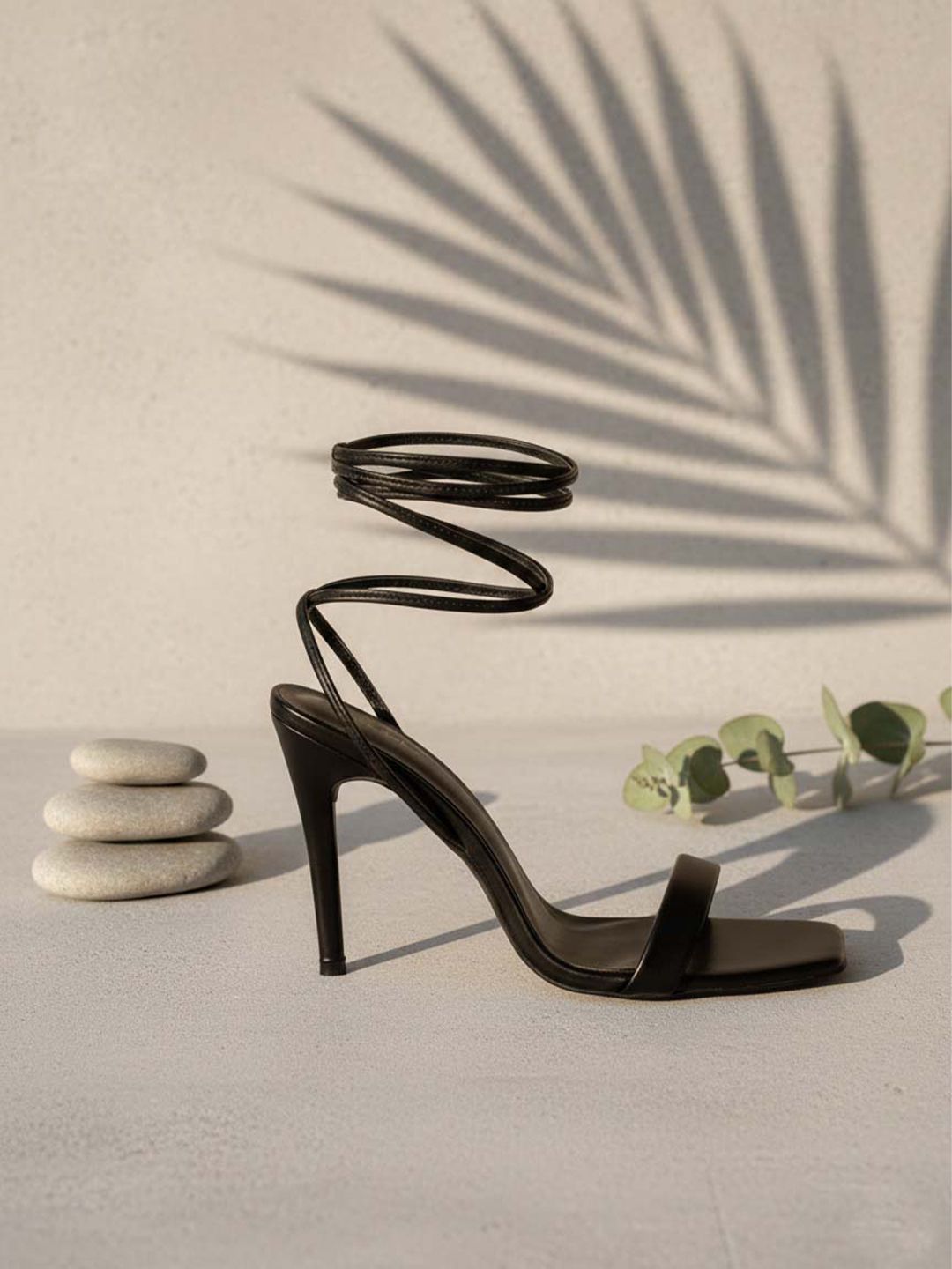 JM Looks Women Open Toe Stiletto Gladiators