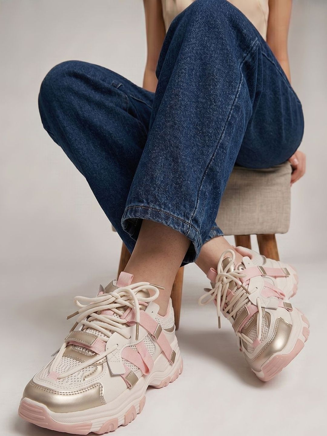 Lavie Women Colourblocked Sneakers