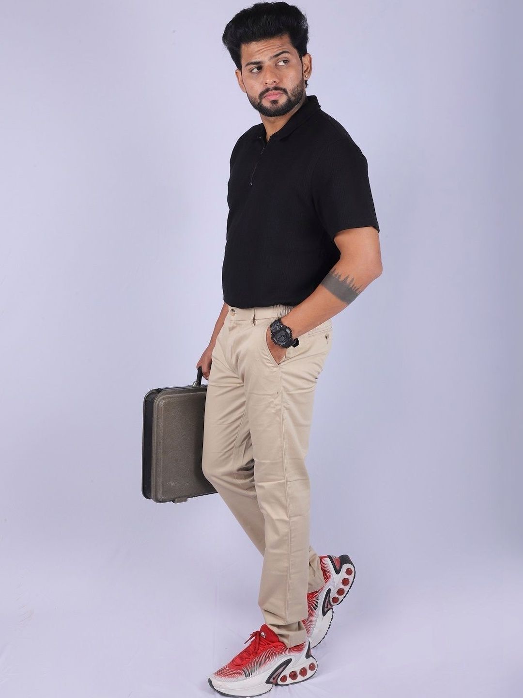 L&C Men Slim Fit Trousers