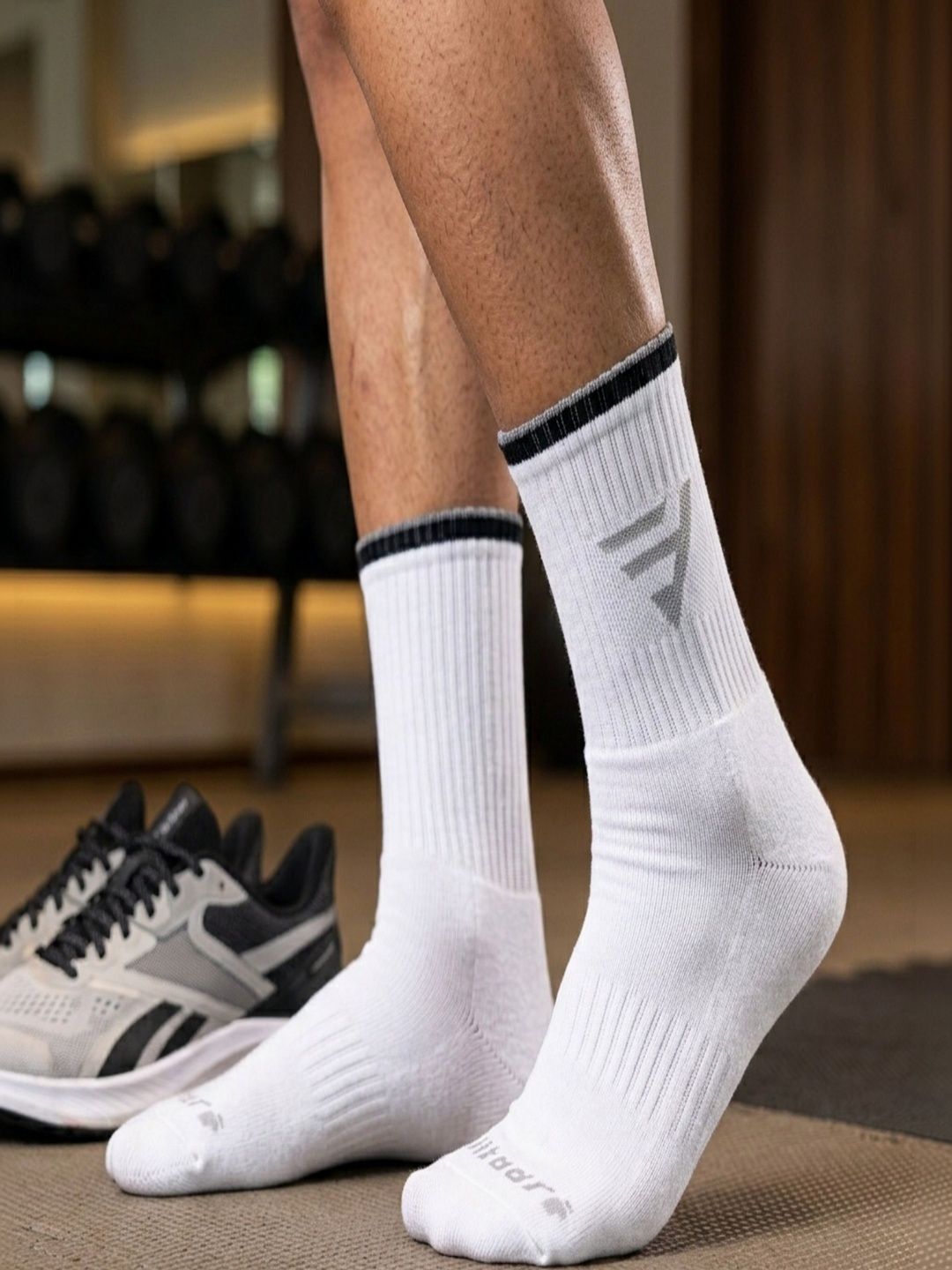 FITAARI Men Pack of 3 Cotton Calf Length Socks