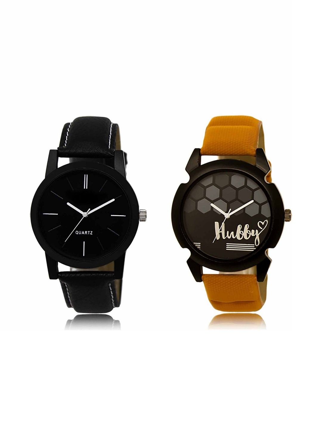 SHRINATHJI GROUPS SHRINATHJI GROUPS Men Patterned Dial & Straps Analogue Watch LR05-LR32