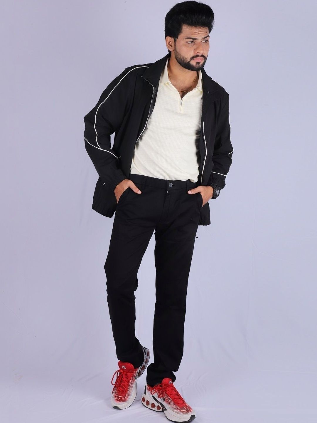 L&C Men Slim Fit Trousers