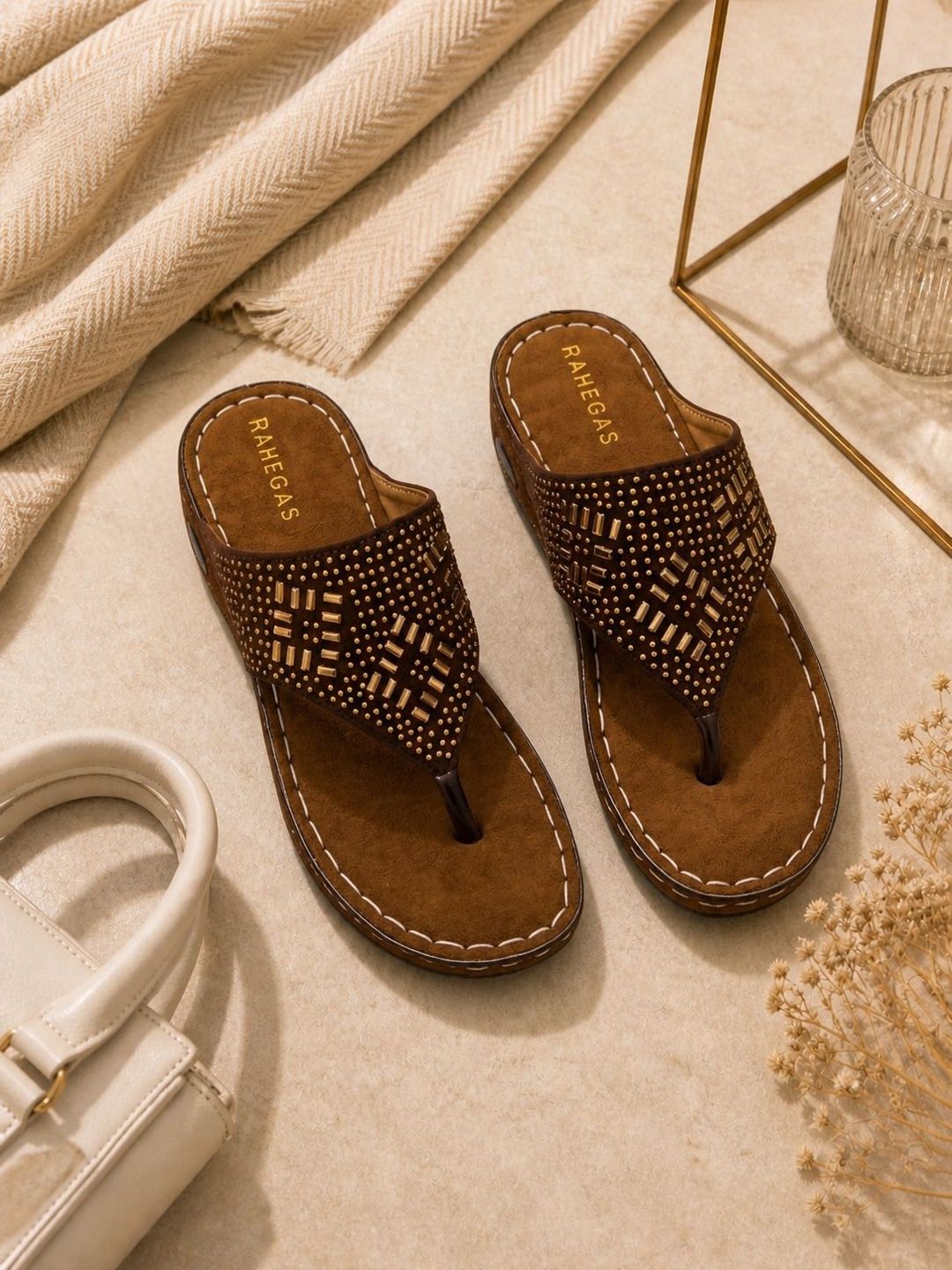 RAHEGAS RAHEGAS Women PU Comfort Sandals