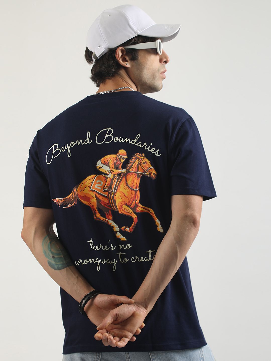 Maniac Men Typography Printed T-shirt