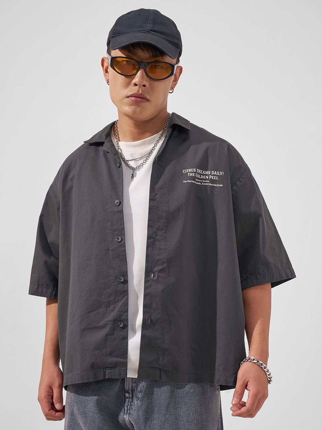 HIGHLANDER Men Boxy Printed Casual Shirt