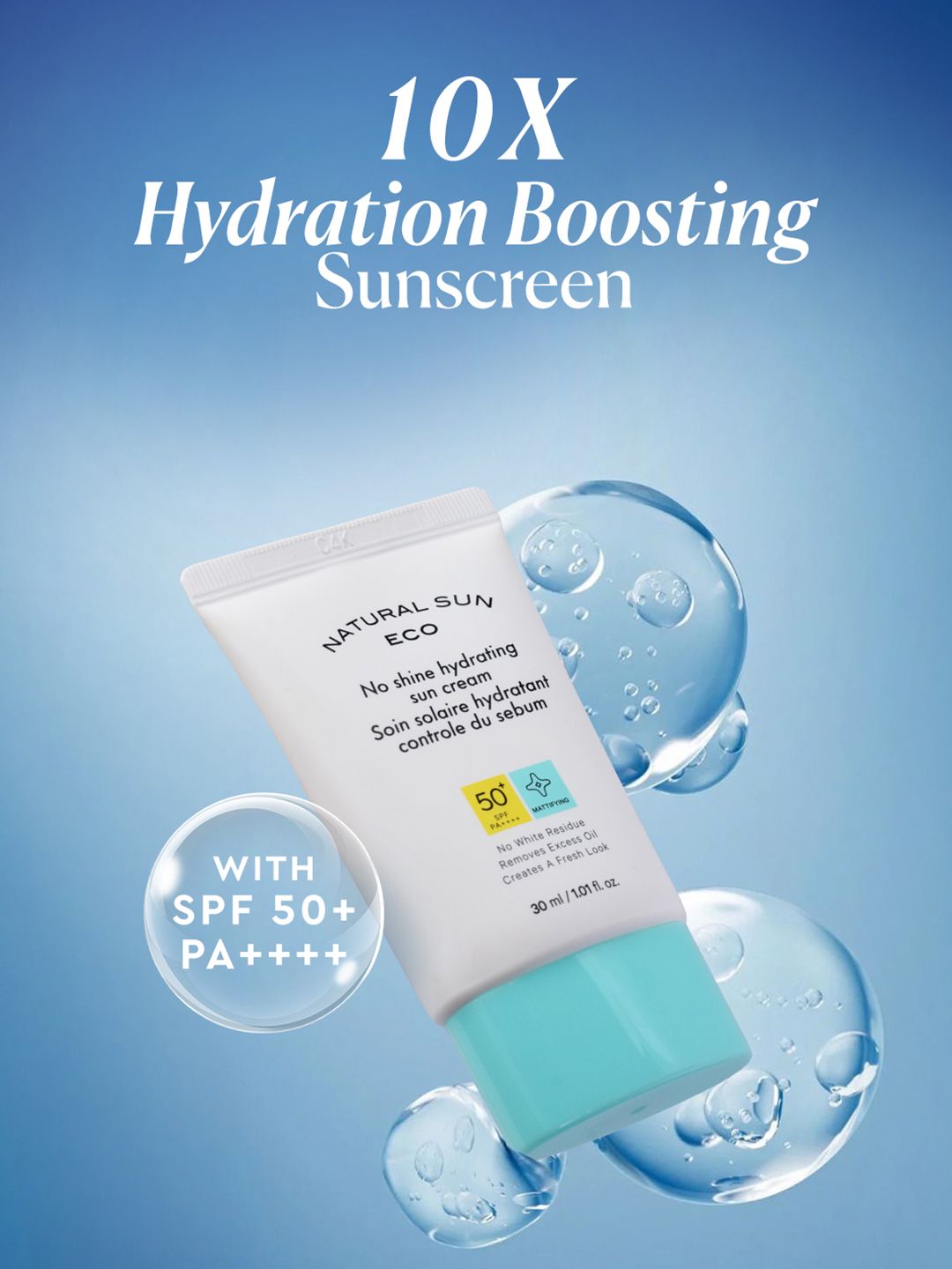 The Face Shop Eco No Shine Hydrating Sun Cream With SPF 50 - 30 ml Offers & Cashback