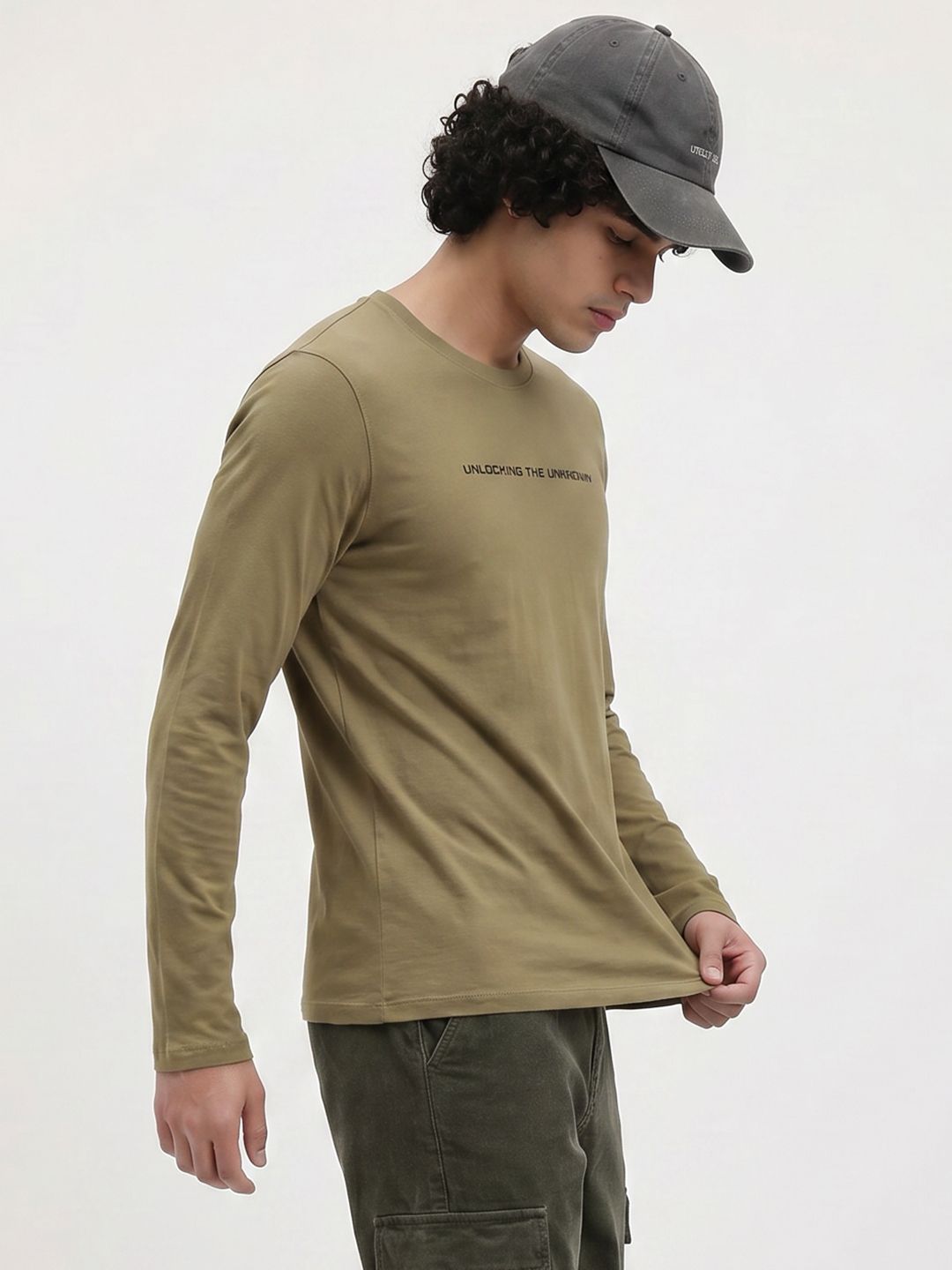 The Roadster Life Co. Typography Printed T-Shirt