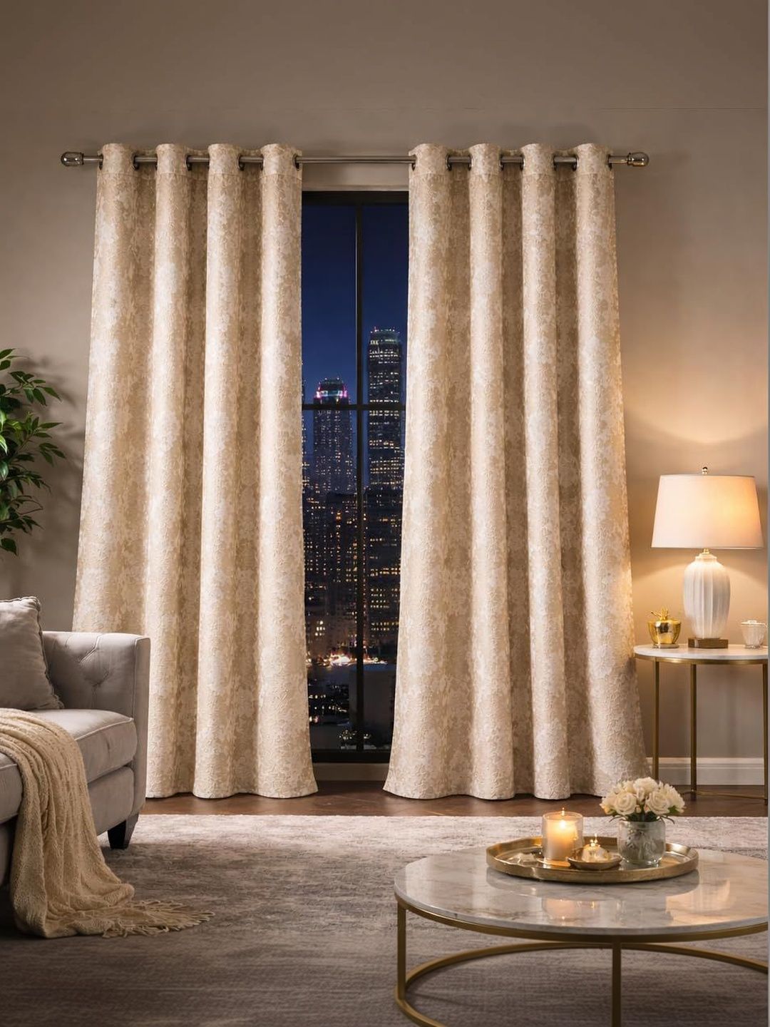 NESTERRA NESTERRA Silver-Toned 30 Curtain
