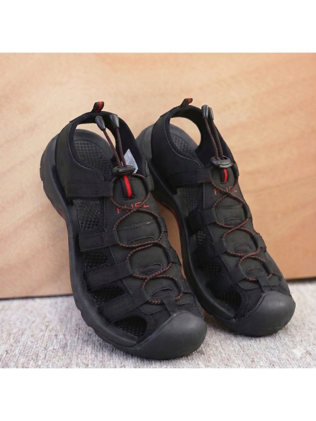 FUEL Men Textured Shoe Style Sandals