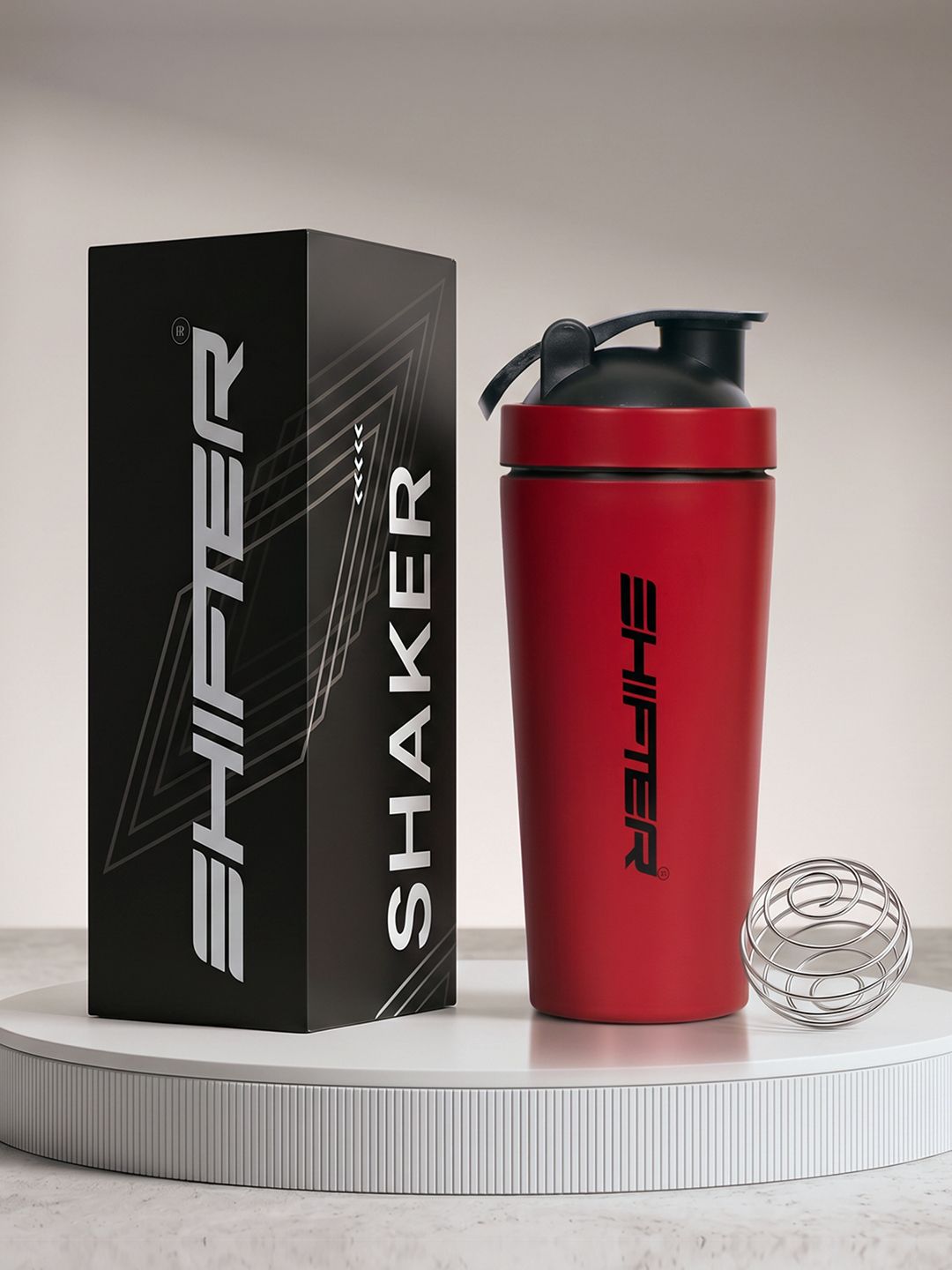 Buy SHIFTER Pink Brand Logo Stainless Steel Single Wall Vacuum