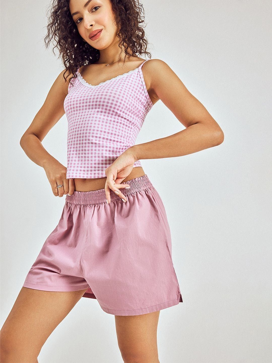 Pepe Jeans Women High-Rise Cotton Lounge Shorts