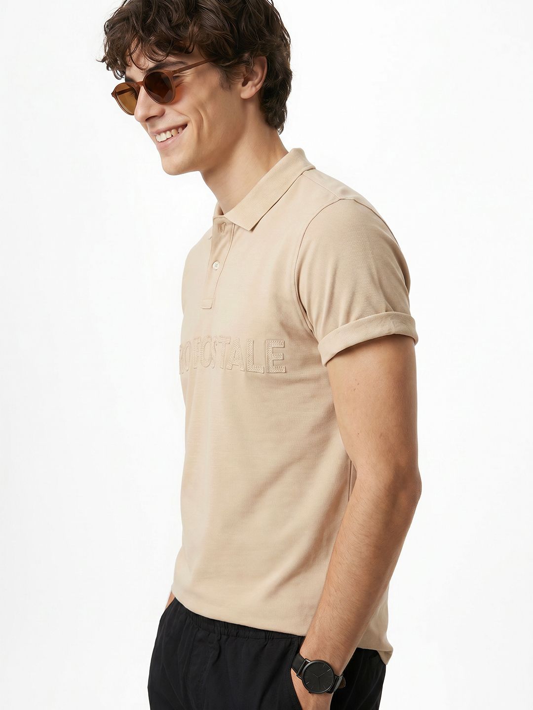 Aeropostale Pure Cotton Polo Collar T-shirt
