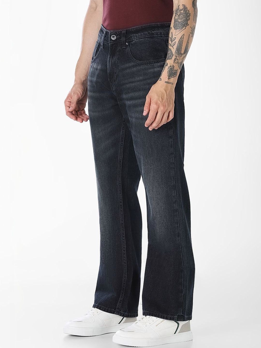 Bootcut Low-Rise Light Fade Jeans